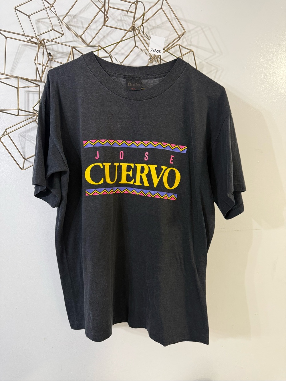 Vintage Black Graphic Tee - Classic Logo Print